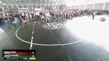 82 lbs Cons. Round 3 - Lincoln Holker, Westlake vs Briggs Dixon, Herriman