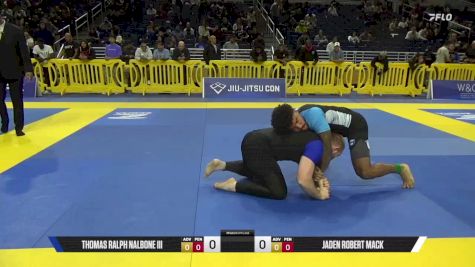 Thomas Ralph Nalbone III vs Jaden Robert Mack 2025 Pan IBJJF Jiu-Jitsu No-Gi Championship