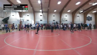 120 lbs Champ. Round 1 - Macklin Sullivan, William Penn Charter School vs Dorian Hood, Episcopal Academy