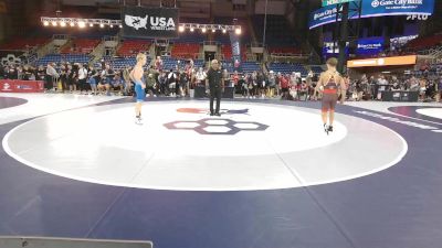 120 lbs Champ. Rd Of 64 - Leslie Hall, TX vs Maxwell Bradley, OK