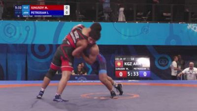 87 kg 1/8 Final - Mirsaid Iunusov, Kyrgyzstan vs Iurik Petrosian, Armenia