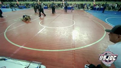 92 lbs Round Of 16 - Drake Sheffield, R.A.W. vs Bandr Wallace, Henryetta Knights Wrestling Club