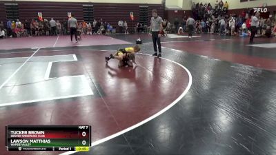 SPW-15 lbs Round 3 - Lawson Matthias, Wapsie Valley vs Tucker Brown, Denver Wrestling Club