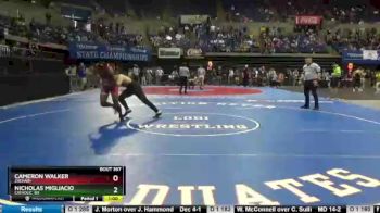 Quarterfinal - Cameron Walker, Zachary vs Nicholas Migliacio, Catholic, BR