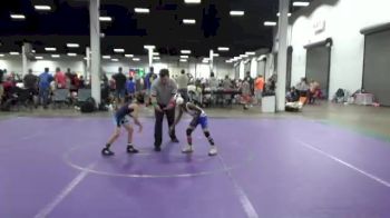52 lbs Round 6 (10 Team) - Cameron Gilbert, Distinguished Black vs Ryland Wainwright, 84 Athletes
