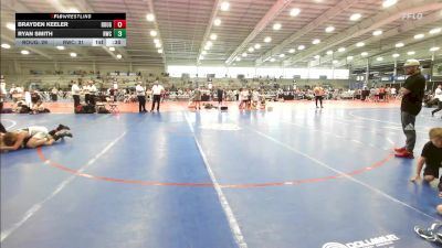 110 lbs Rr Rnd 1 - Brayden Keeler, Roughneck Wrestling Club vs Ryan Smith, Ruthless