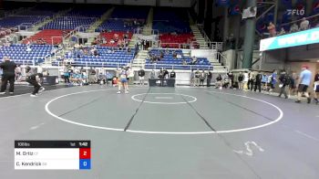 106 lbs Rnd Of 32 - Michael Ortiz, Connecticut vs Carter Kendrick, South Dakota