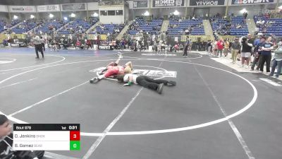 113 lbs Consi Of 4 - DaShawn Jenkins, Smokyhill HS vs Benjamin Gomez, Bear Cave WC