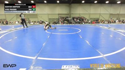 75 lbs Rr Rnd 3 - Sawyer Simpson, Mojo 9U vs Axel Frazier, Shootbox 9U