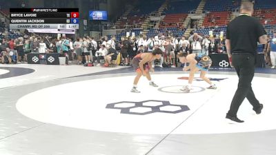 120 lbs Champ. Rd Of 256 - Bryce Lavoie, Texas vs Quentin Jackson, Kansas