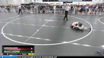 106 lbs Champ. Round 2 - Harrison Banks, Tom Eagle Wrestling Academy vs Bradley Lazzerini, Team Tulsa Wrestling Club