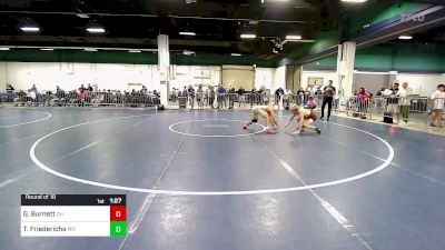 120 lbs Round Of 16 - Grey Burnett, OH vs Titan Friederichs, MN