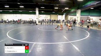 120 lbs Round Of 16 - Grey Burnett, OH vs Titan Friederichs, MN