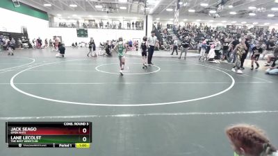 75 lbs Cons. Round 3 - Lane Lecolst, The Best Wrestler vs Jack Seago, Open Mats