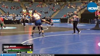 184 lbs Cons. Round 2 - Daniel Beemer, Ashland vs Anthony Yacovetti, Lander