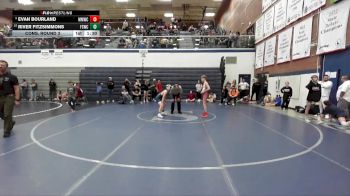 95 lbs Cons. Round 3 - River Fitzsimmons, Fighting Squirrels Wrestling Club vs Evan Bourland, Mountain Man Wrestling Club