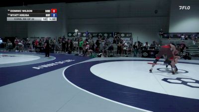 70 kg Cons. Rd Of 32 - Dominic Wilson, Ranger 47 Wrestling Club vs Wyatt Krejsa, Boilermaker RTC