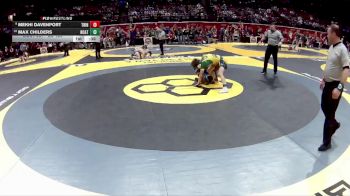 D3-126 lbs Cons. Round 1 - Max Childers, Newark Cath. vs Mekhi Davenport, Trinity