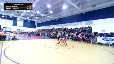 120 lbs Quarterfinal - Savina LaGrass, Hillcrest vs Sophia Garcia, Orange Lutheran