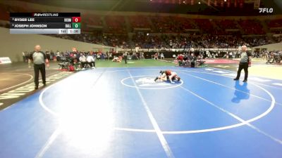 5A Boys 126 lbs Semifinal - Joseph Johnson, Dallas Boys vs Ryder Lee, Redmond Boys