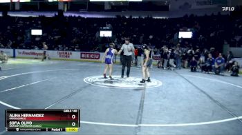 Girls 140 lbs Cons. Round 1 - Alina Hernandez, Pasco (Girls) vs Sofia Olivo, Graham-Kapowsin (Girls)