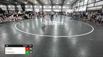 106 lbs Round 3 (8 Team) - Trevor Cowan, Juab vs Ryker Winward, Box Elder