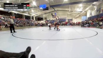 155 lbs Semifinal - Veronica Madrid, Derby vs Zjedai Royal Bey, Olathe North