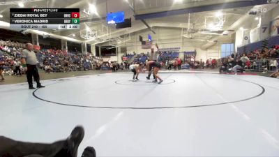 155 lbs Semifinal - Veronica Madrid, Derby vs Zjedai Royal Bey, Olathe North