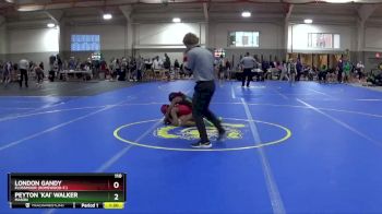 110 lbs Champ. Round 2 - London Gandy, Flossmoor (Homewood-F.) vs Peyton `Kai` Walker, MASON