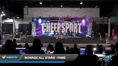 Monroe All Stars - Fame [2022 L2 Junior - D2 - Small Day 1] 2022 CHEERSPORT Oaks Classic