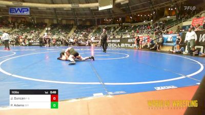 110 lbs Consi Of 4 - John Duncan, F-5 Grappling vs Porter Adams, Graham Future Falcons