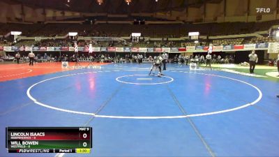 106 lbs Finals (2 Team) - Lincoln Isaacs, Independence vs Will Bowen, Westfield