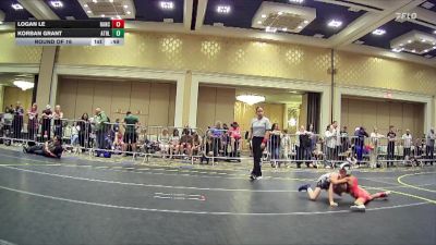 50 lbs Round Of 16 - Logan Le, Rancho Bernardo HS vs Korban Grant, Athlos Wrestling