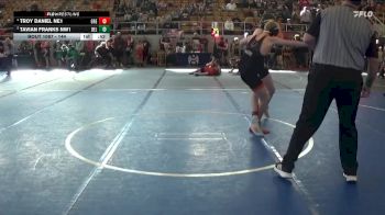 144 lbs Cons. Semi - Troy Daniel NE1, Green vs Tavian Franks NW1, Delaware