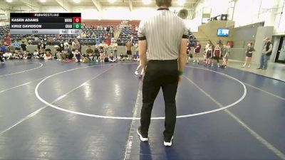 100 lbs Round 2 (4 Team) - Kasen Adams, Morgan vs Kruz Davidson, Champions Blue