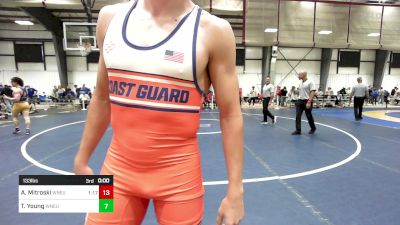 141 lbs Consi Of 4 - Robert Rerras, Coast Guard vs Aiden Hebert, Trinity