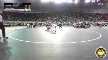 B4A-113 lbs 1st Place Match - Maxwell Bradley, Tuttle vs Cason Craft, Sallisaw