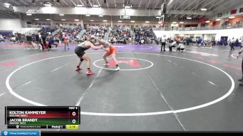 197 lbs Cons. Round 4 - Kolton Kammeyer, Midland (Neb.) vs Jacob Brandt, Indiana Tech