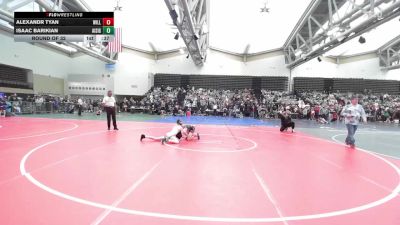 99-J lbs Round Of 32 - Alexandr Tyan, Willpower Wrestling Club vs Isaac Barikian, All I See Is Gold Academy