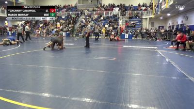 215 lbs Consy 4 - Zachary Caldwell, St. Francis-NY vs Mason Murray, Montoursville