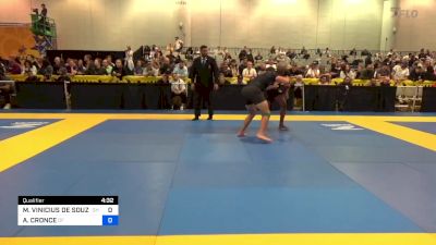 MARCUS VINICIUS DE SOUZA RAMOS vs ANTHONY CRONCE 2023 World IBJJF Jiu-Jitsu No-Gi Championship