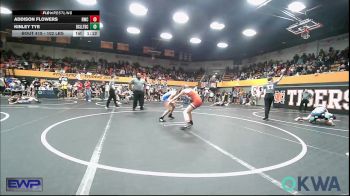 102 lbs Rr Rnd 1 - Addison Flowers, Redskins Wrestling Club vs Kinley Tye, Bridge Creek Youth Wrestling