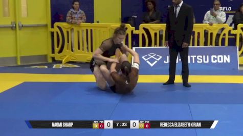 Rebecca Elizabeth Kirian vs Naomi Sharp 2025 Pan IBJJF Jiu-Jitsu No-Gi Championship