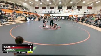 115 lbs Quarterfinal - Stephen Marta, Lander Middle School vs Hunter Craft, Greybull MS