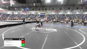 49 lbs Quarterfinal - Teagan Stearns, Ridge WC vs Sawyer Anderson, Na