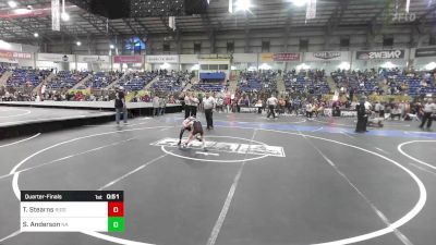 49 lbs Quarterfinal - Teagan Stearns, Ridge WC vs Sawyer Anderson, Na