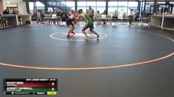 JV-13 lbs Round 2 - Gordey Gambrall, Iowa City, West vs Wyatt Reed, Urbandale