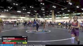 107 lbs Round 9 (10 Team) - Ashlee Dakin, DREAM TEAM vs Sydney Uhrig, SD Fire