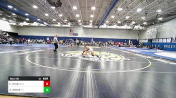 125 lbs Round Of 32 - Chris Hong, Wesleyan vs Jaiden James, Castleton