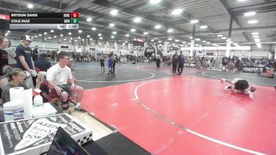 123 lbs Quarterfinal - Bryson Davis, Dove Creek vs Cole Diaz, Grindhouse WC